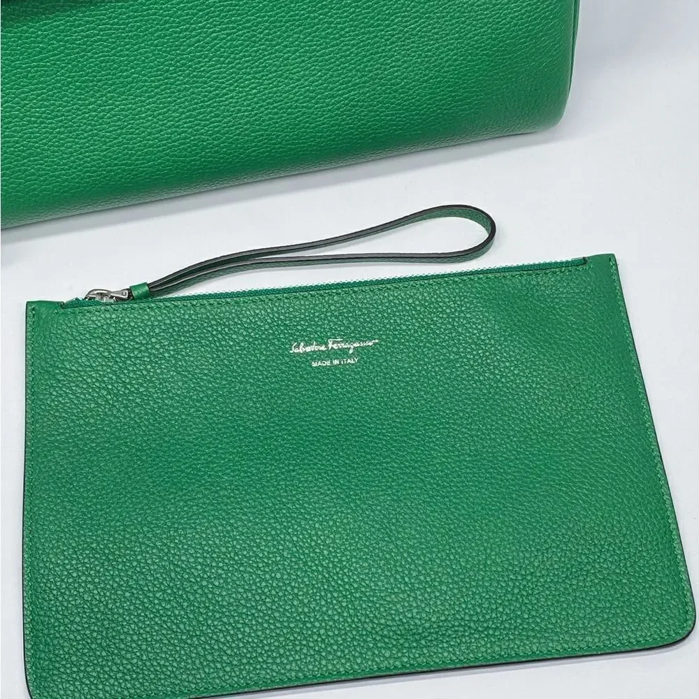 Ferragamo Studio Bag Small Leather Satchel